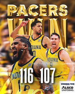 Finala NBA: Indiana Pacers a învins Oklahoma City Thunder, scor 116-107 şi conduce la general cu 2-1