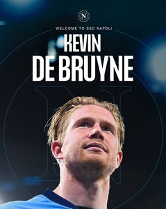 "Regele Kev este aici!" De Bruyne a semnat cu Napoli după despărţirea de Manchester City