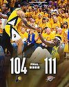 Finala NBA: Oklahoma City Thunder, victorie în meciul 4 cu Indiana Pacers