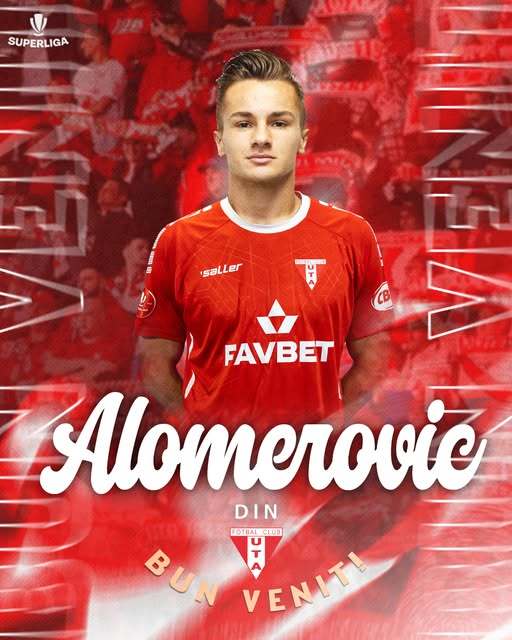 Superliga: Fundaşul stânga macedonean Din Alomerovic a semnat cu UTA Arad