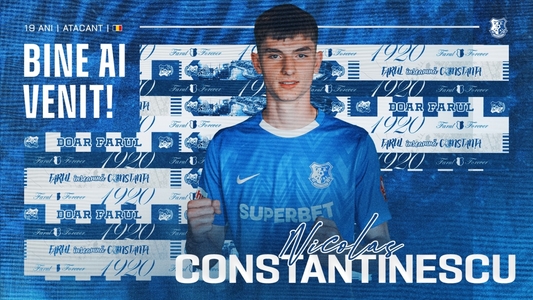 Superliga: Farul Constanţa l-a transferat pe atacantul Nicolas Constantinescu