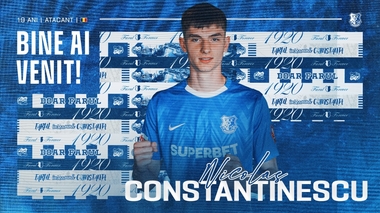 Superliga: Farul Constanţa l-a transferat pe atacantul Nicolas Constantinescu