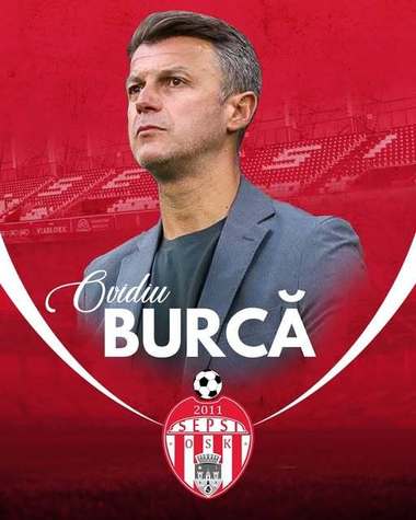Ovidiu Burcă este noul antrenor al echipei Sepsi OSK