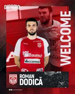 Handbal masculin: Roman Dodică este noul inter dreapta al echipei Dinamo Bucureşti