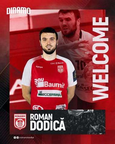 Handbal masculin: Roman Dodică este noul inter dreapta al echipei Dinamo Bucureşti