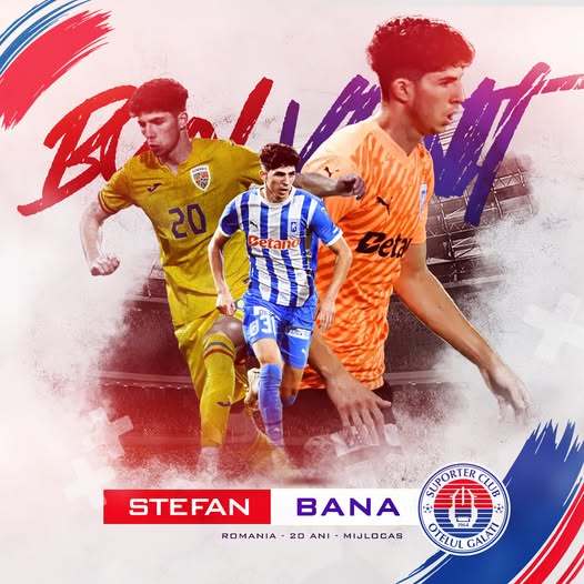 Superliga: Ştefan Bană, transferat de la Universitatea Craiova la Oţelul Galaţi