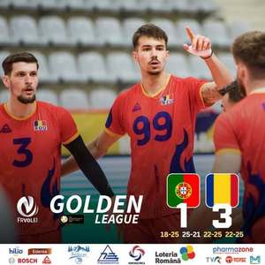 Volei masculin: România a obţinut al cincilea succes în Golden League