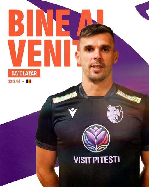 Superliga: Portarul David Lazar va juca la FC Argeş
