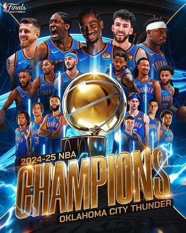 Oklahoma City Thunder este noua campioană a NBA. OKC a învins Indiana Pacers, scor 103-91, în meciul 7 al finalei