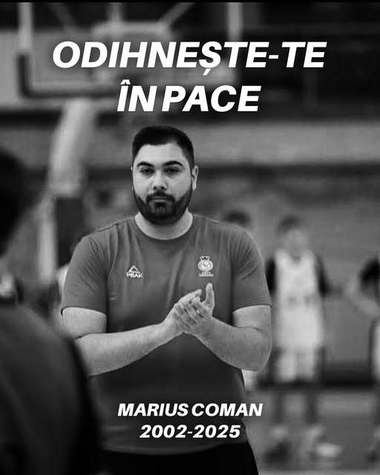 Antrenorul Marius Coman, care făcea parte din colectivul tehnic al CSM Oradea, a murit în accidentul de pe A2