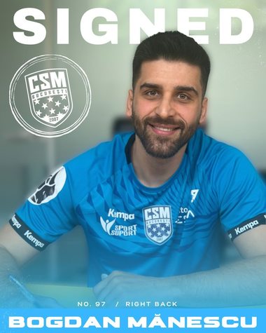 Handbal masculin: Bogdan Mănescu a revenit la CSM Bucureşti