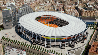 Clubul Valencia a obţinut o finanţare de 377 de milioane de dolari pentru stadionul Nou Mestalla