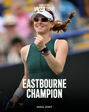 Tenis: Maya Joint a salvat patru mingi de meci şi a învins-o pe Eala în finala de la Eastbourne