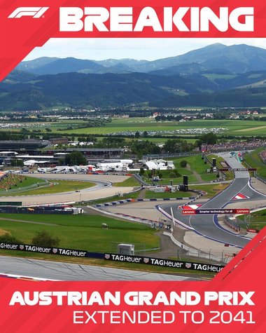 Marele Premiu al Austriei, în calendarul Formulei 1 până în 2041