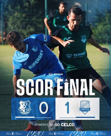 Amical: Farul – FK Egnatia 0-1