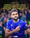Atacantul Dominic Calvert-Lewin pleacă de la Everton după 9 ani