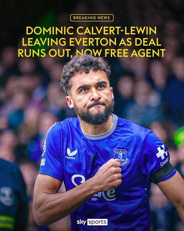Atacantul Dominic Calvert-Lewin pleacă de la Everton după 9 ani