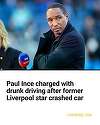 Paul Ince, fost căpitan al naţionalei Angliei, acuzat de conducere sub influenţa alcoolului