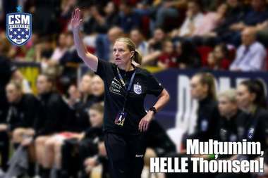 Handbal feminin. Antrenoarea Helle Thomsen pleacă de la CSM Bucureşti din motive personale