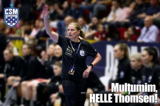 Handbal feminin. Antrenoarea Helle Thomsen pleacă de la CSM Bucureşti din motive personale