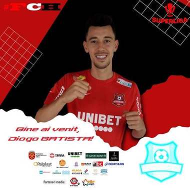 Superliga: Mijlocaşul portughez Diogo Batista a semnat cu FC Hermannstadt