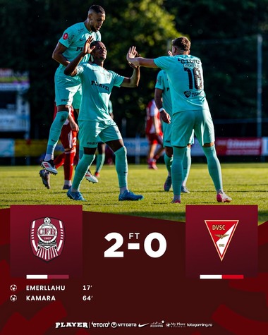 CFR Cluj a învins Debrecen VSC, scor 2-0, în ultimul meci amical din Austria