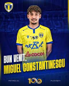 Superliga: Mijlocaşul Miguel Estefano Constantinescu a semnat cu Petrolul Ploieşti