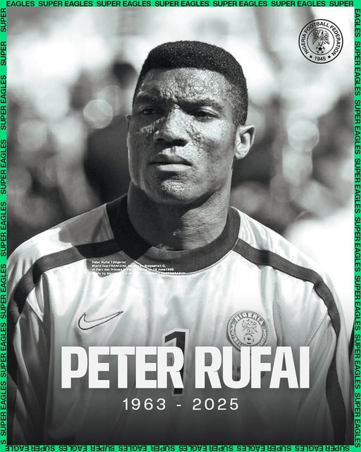 Peter Rufai, portar emblematic al Nigeriei, a încetat din viaţă