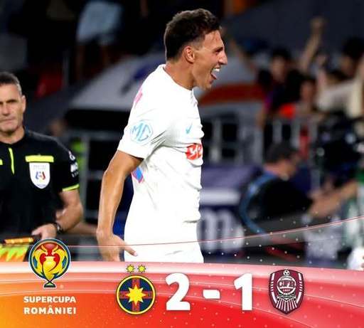 UPDATE - FCSB este supercampioana României. Echipa lui Elias Charalambous a câştigat Supercupa, după 2-1 cu CFR Cluj / Campionii au primit trofeul - VIDEO / Reacţii după meci