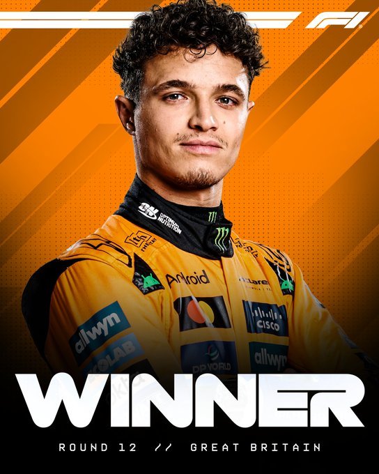 Formula 1: Victorie acasă pentru Lando Norris. El a câştigat Grand Prix-ul Marii Britanii de la Silverstone / Ce performanţă a reuşit Nico Hulkenberg