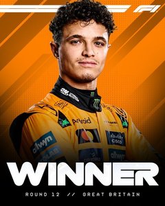Formula 1: Victorie acasă pentru Lando Norris. El a câştigat Grand Prix-ul Marii Britanii de la Silverstone / Ce performanţă a reuşit Nico Hulkenberg 