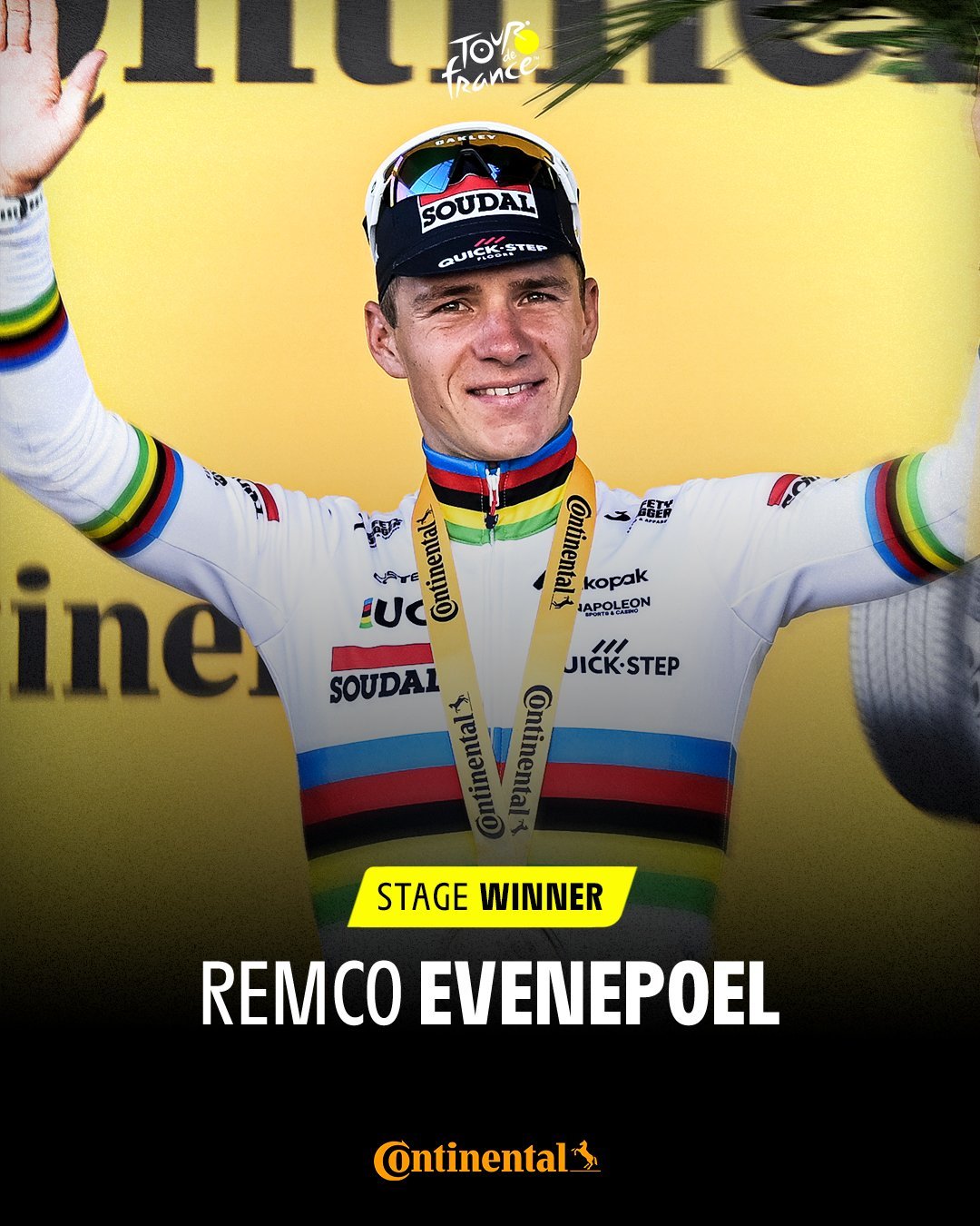 Turul Franţei: Evenepoel a câştigat etapa a 5-a, Pogacar preia tricoul galben