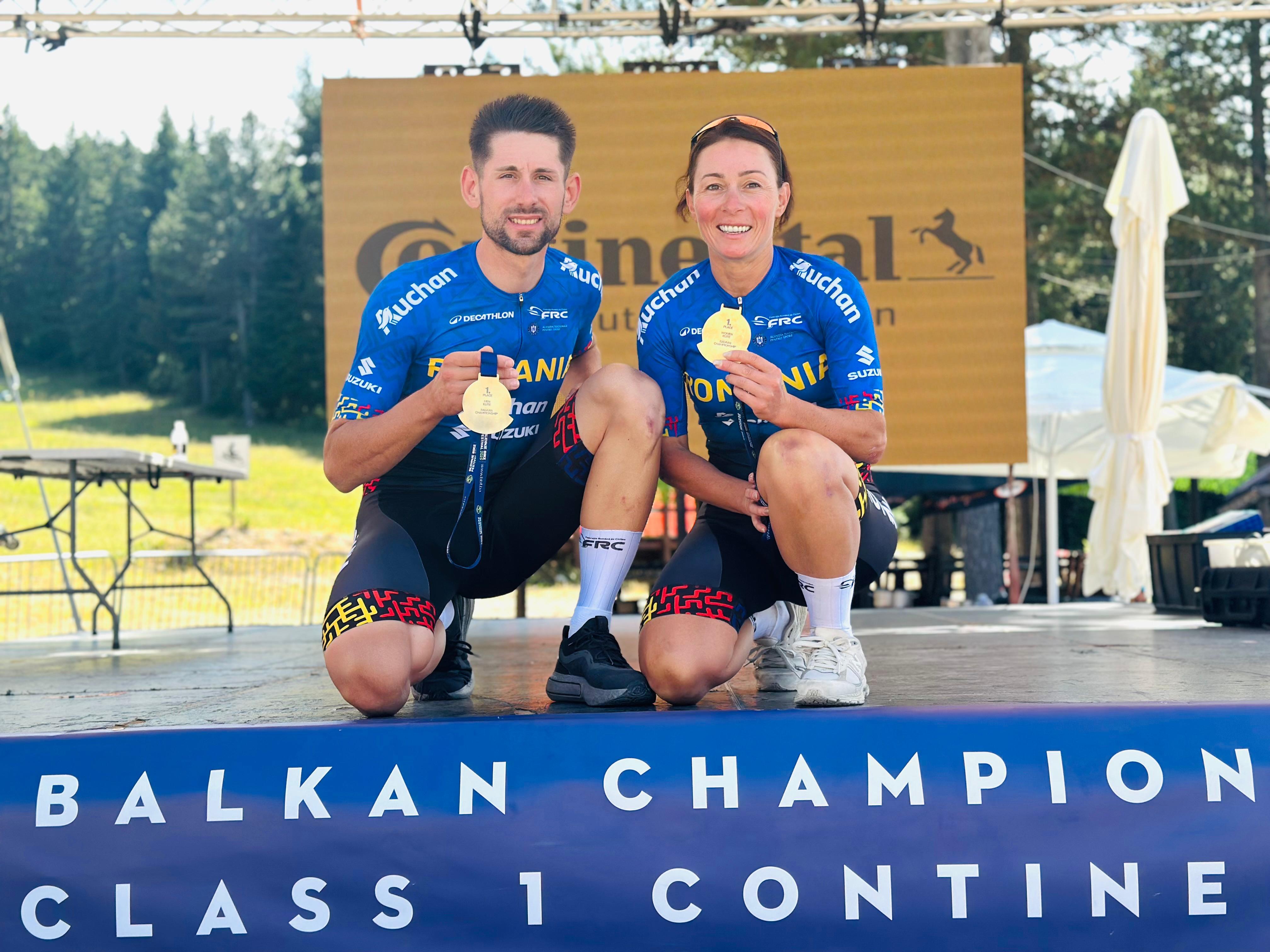 Două medalii de aur pentru tricolori la Campionatele Balcanice de Mountain Bike XCM