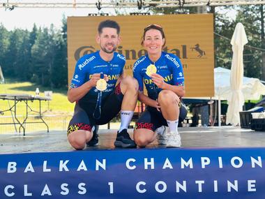 Două medalii de aur pentru tricolori la Campionatele Balcanice de Mountain Bike XCM