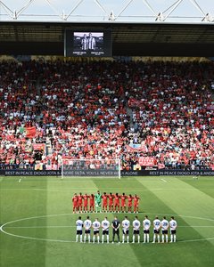 Jucătorii şi fanii echipei Liverpool i-au adus un omagiu lui Diogo Jota la primul meci de după moartea atacantului
