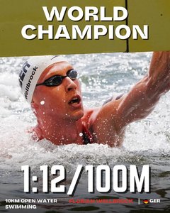 Germanul Wellbrock a câştigat medalia de aur la 10 km în ape libere la Mondialele de nataţie