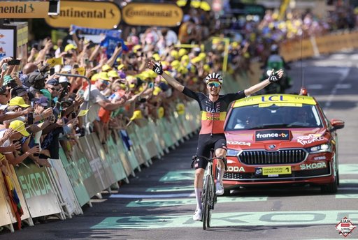 Turul Franţei: Tim Wellens a câştigat etapa a 15-a după o cursă impresionantă. Confuzie pentru Alaphilippe, care s-a bucurat crezând că s-a impus