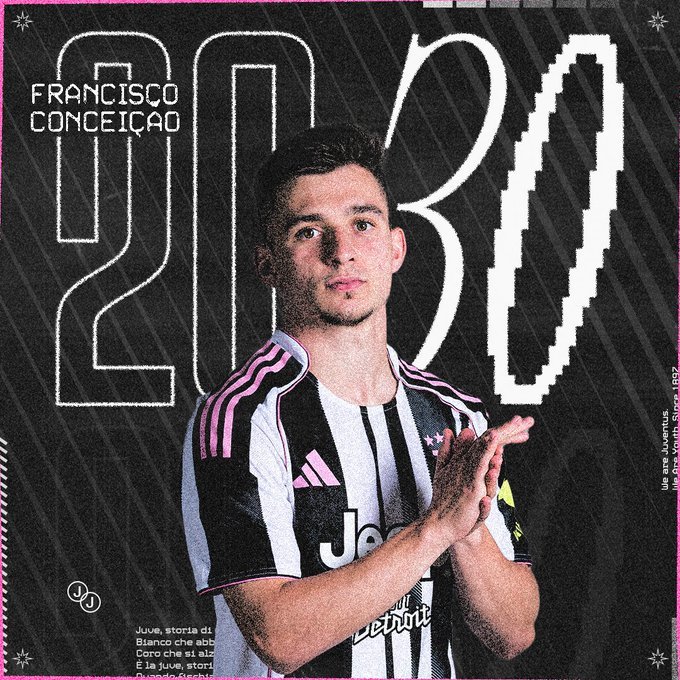 Francisco Conceiçao a semnat definitiv cu Juventus până în 2030