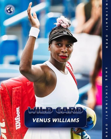 Venus Williams a primit un wild card pentru turneul WTA 1000 de la Cincinnati.