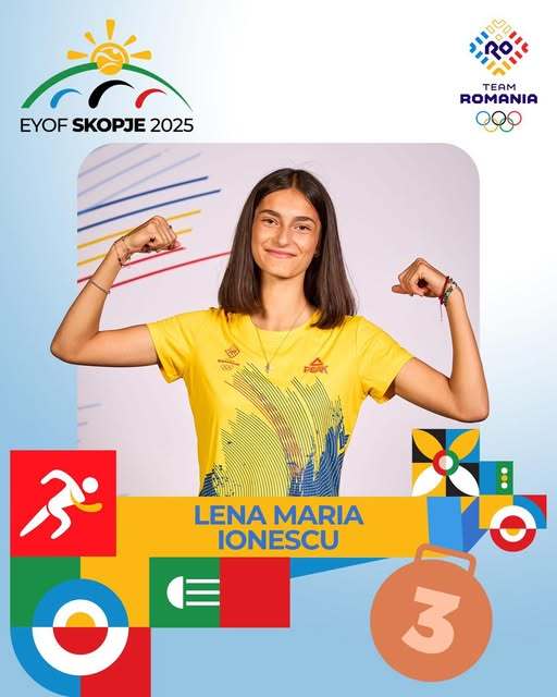 FOTE 2025: Lena Maria Ionescu, medalie de bronz la săritură în înălţime