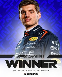 Formula 1: Max Verstappen a câştigat cursa sprint de la Grand Prix-ul Belgiei