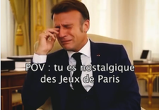 "Da, este AI". Emmanuel Macron, în lacrimi la un an după JO Paris 2024 - VIDEO