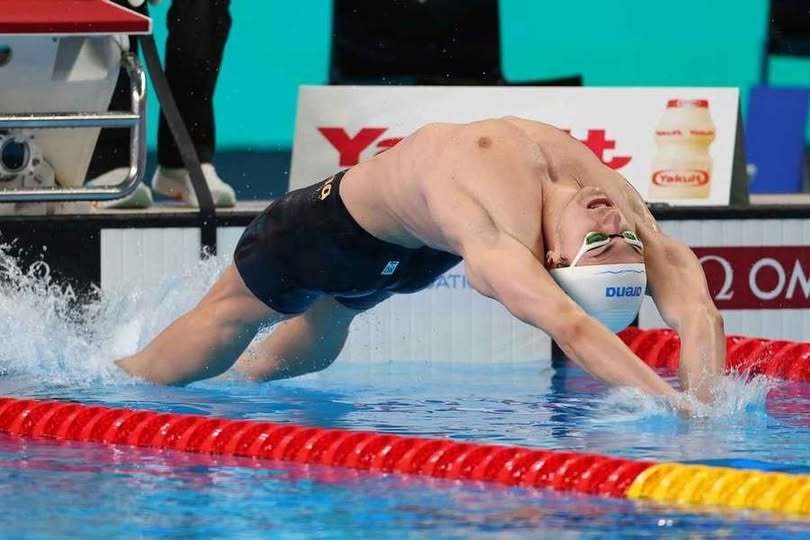 CM de Nataţie: Denis Popescu s-a oprit în serii la 50 m spate