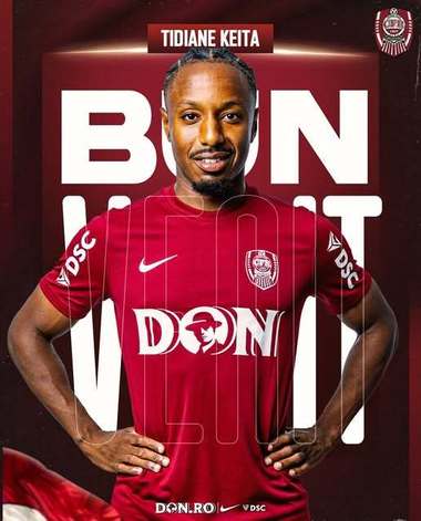 Superliga: Mijlocaşul Tidiane Keita, transferat de la Petrolul la CFR Cluj