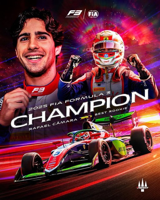 Formula 3: Membru al Academiei Ferrari, brazilianul Rafael Câmara s-a încoronat campion în Ungaria