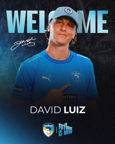 Fundaşul brazilian David Luiz revine în Europa. El va juca la Pafos