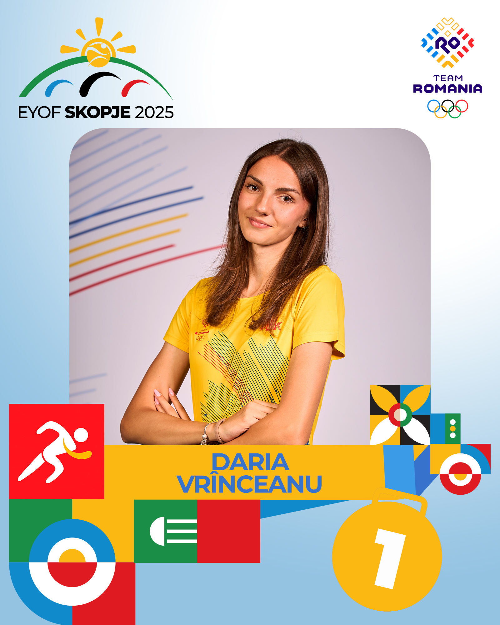 Atletism: Daria Vrînceanu, medalie de argint la triplusalt, la Campionatele Europene U20, cu cea mai bună performanţă din carieră