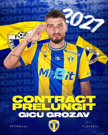 Fotbal: Gicu Grozav a semnat prelungirea contractului cu Petrolul