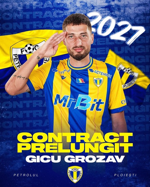 Fotbal: Gicu Grozav a semnat prelungirea contractului cu Petrolul