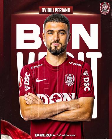 Mercato: Perianu a semnat cu CFR Cluj